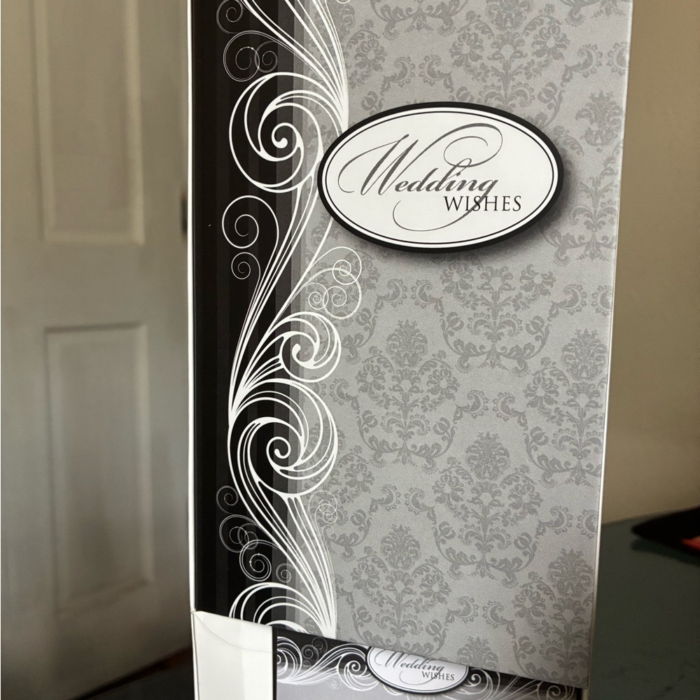 Elegant Wedding Wishes Card And Picture Book